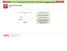 Tablet Screenshot of partnernet.jonti-craft.com